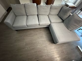 2-piece L-shaped couch
