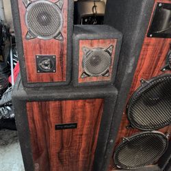 Pro Studio DJ PA Speakers – Loud Big Bass 