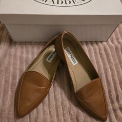 Steve Madden Cognac Pointed Flats