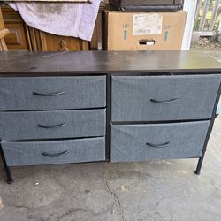 Dresser fabric under closet