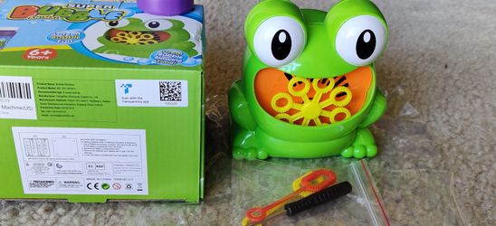 Bubble Machine, Automatic Bubble Maker, Bubble Blower Kids Outdoors & Party & Wedding, 800+ Bubbles per Minute with 120ml Solution