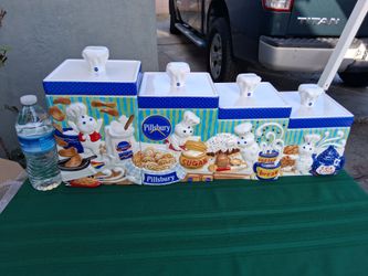 Pilsbury Doughboy Collectible Canister Set
