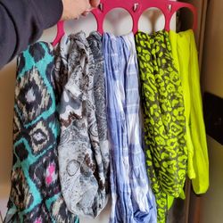 Ladies Summer Lighter Weight Scarves, Each