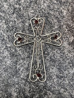 Silver Tone Cross
