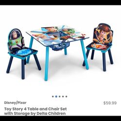 Table And Chair Set/ Toy Story Toddler Table And Chair Set/ Kids/ Furniture/ Toy Story/ New