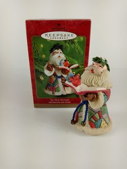 2000 Hallmark Keepsake Christmas Ornaments "Toy Shop Serenade" Santa Claus.