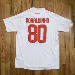 AC Milan Ronaldinho 2008 Retro Jersey Men's XL