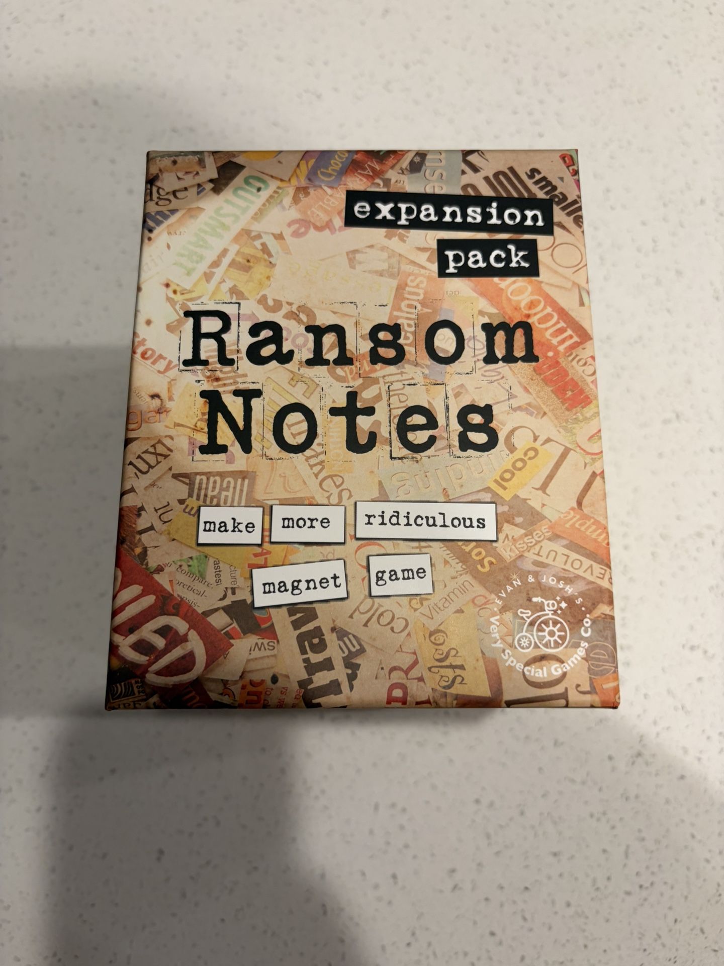 Brand New Ransom Notes expansion pack game