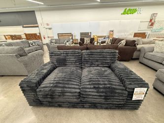 Mondo Gun Metal Loveseat LAST ONE