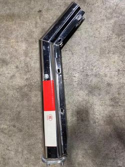 Stainless Mud Flap Hangers Angled Steel 1 Pair 2.5” Semi Truck Spring Loaded