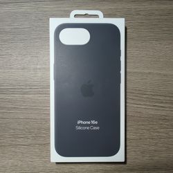 iPhone 16e Silicone Case – Black