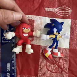 Sonic The Hedgehog Plastic Toys 
