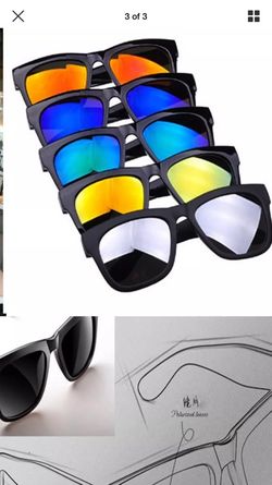 Brand new sunglasses $5 Each (blue sold)