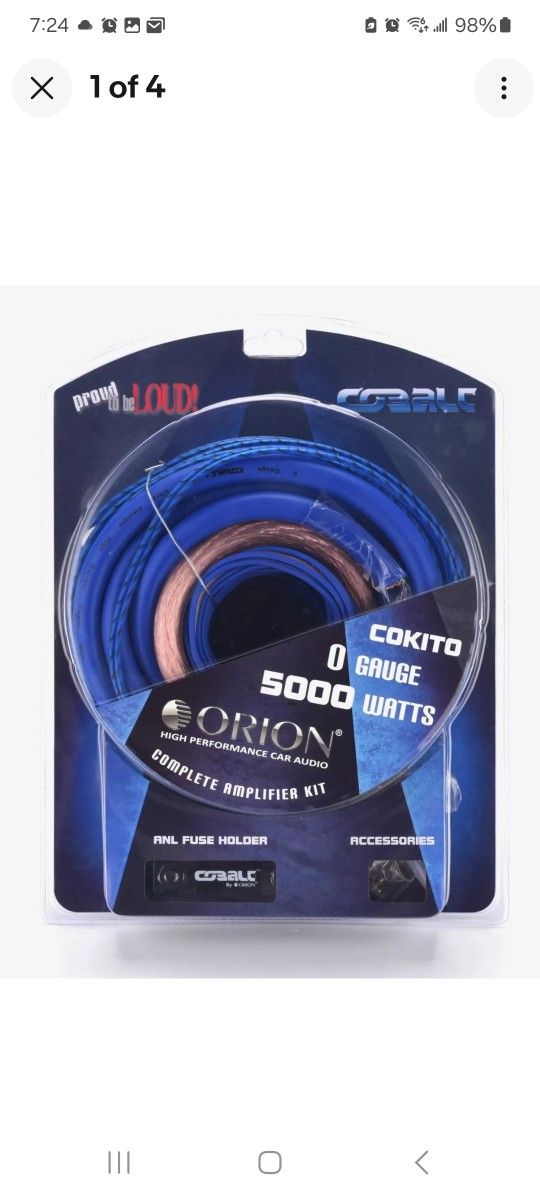 0 Gauge Amp Kit Orion