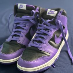 Nike Dunk High Retro Purple