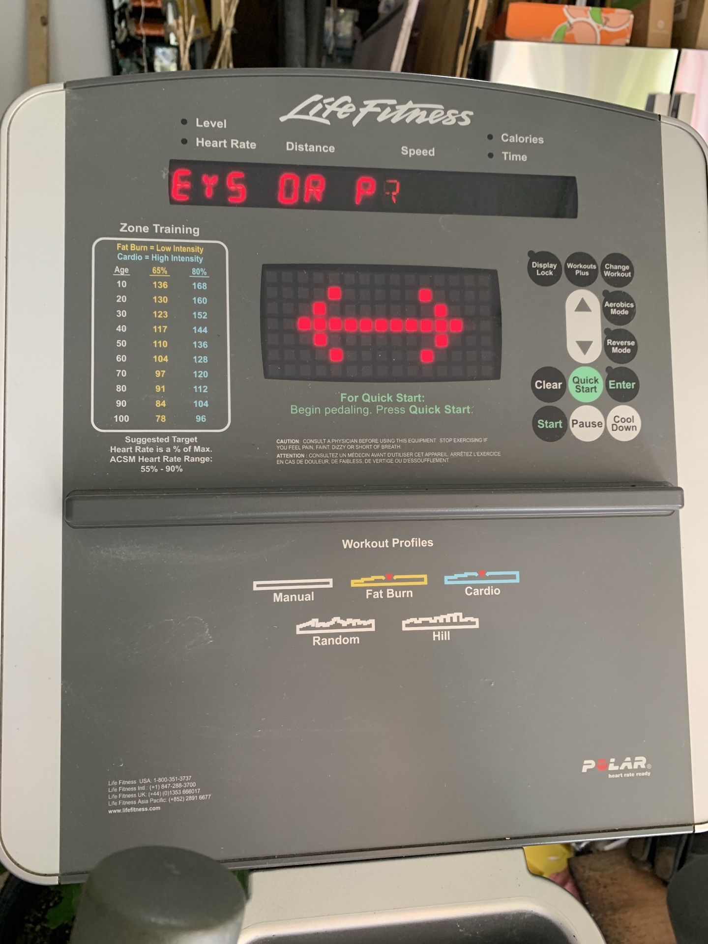 Life Fitness 93Xi Elliptical Cross Trainer