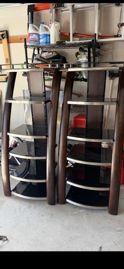 2 Entertainment Stands & 46” RCA Tv With Remote