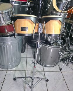Bongos with stand !! $100 or best offer !!