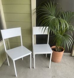 2 patio chairs
