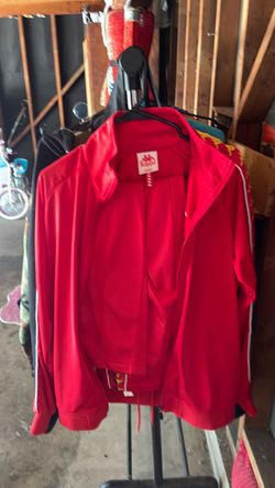 Kappa Red Track Jacket and pants large