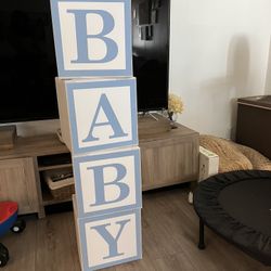 Large Baby Shower Blocks, baby name blocks nursery decor, baby shower decoration, photo prop