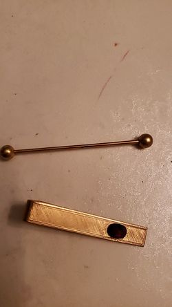 Antique tie clasp and collar pin