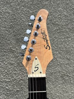 Sawtooth Strat Style Electric Guitar Sunburst