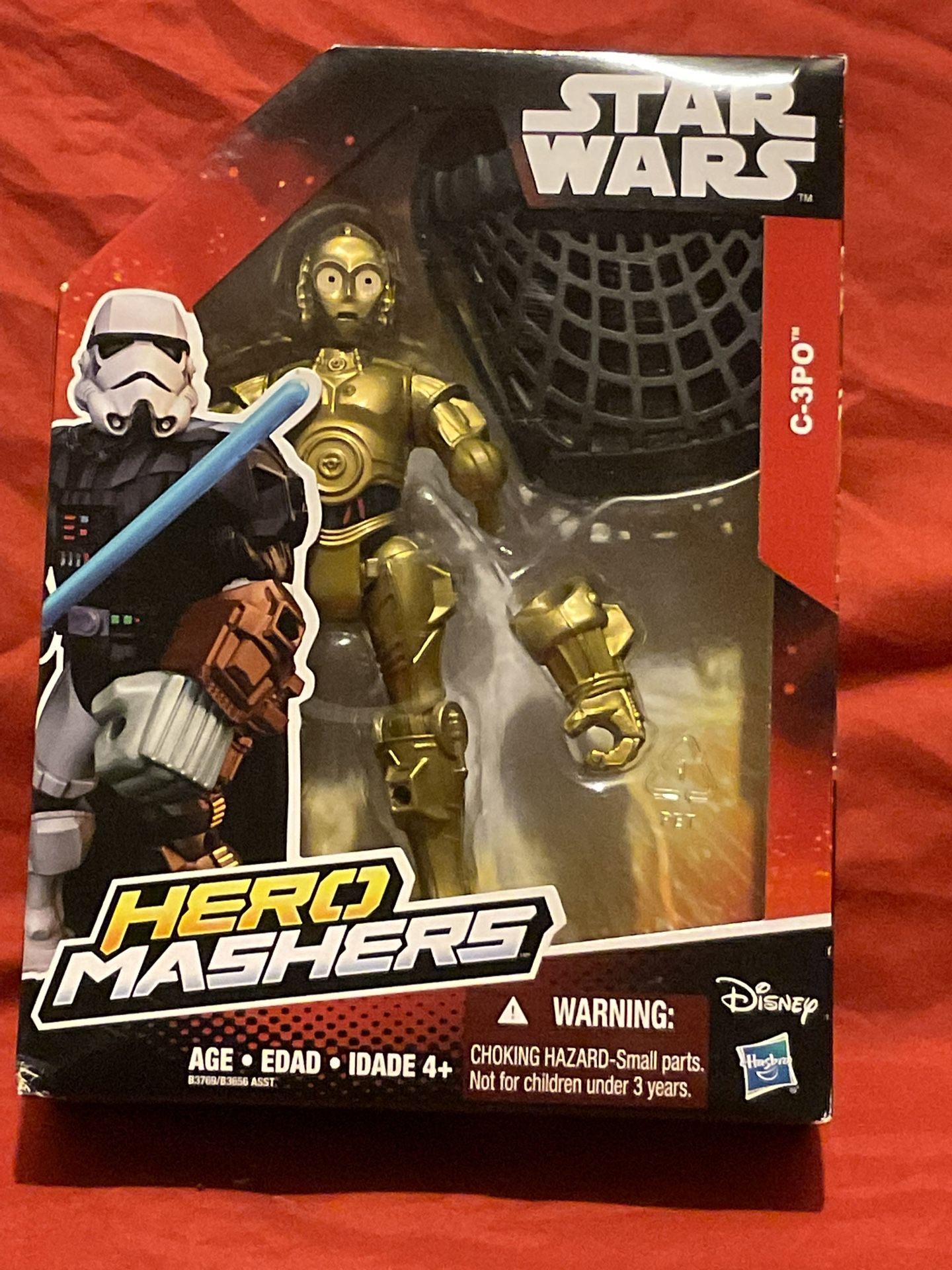 New Star Wars Hero Masher Rare C-3PO With Chewbacca Carry Net