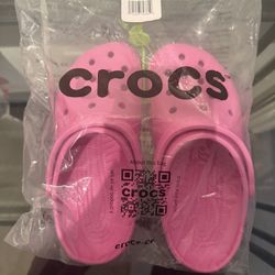 Pink Crocs