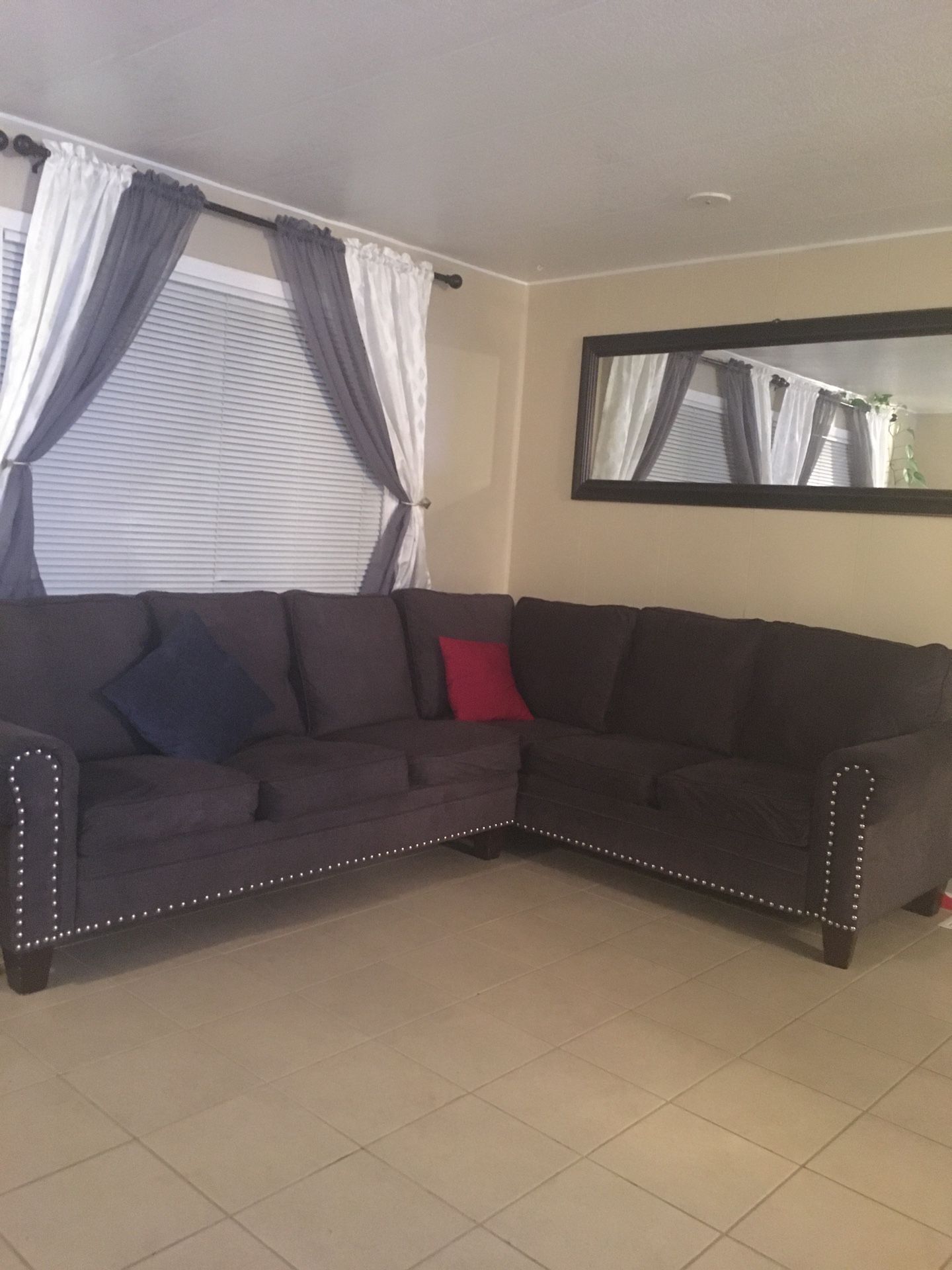Dark Grey Couch