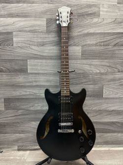 Ibanez Artcore AM73B Semi-Hollow Electric Guitar - Matte Black - Clean (A1D020643)