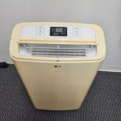 LG LP1111WXR/Y1 11,000 BTU Portable Air Conditioner w/ Window Kit No Remote Tested AC Unit