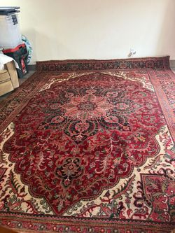Persian hand knotted rug