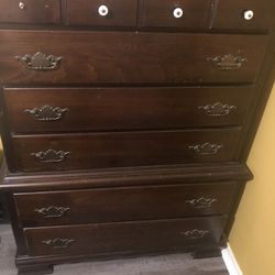 Antique Wood Dresser For Sale