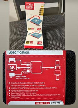 Compatible para SWITCH 2/1