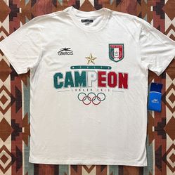 Vintage Atletica Mexico National Team London 2012 Olympics T-Shirt Men’s Medium  