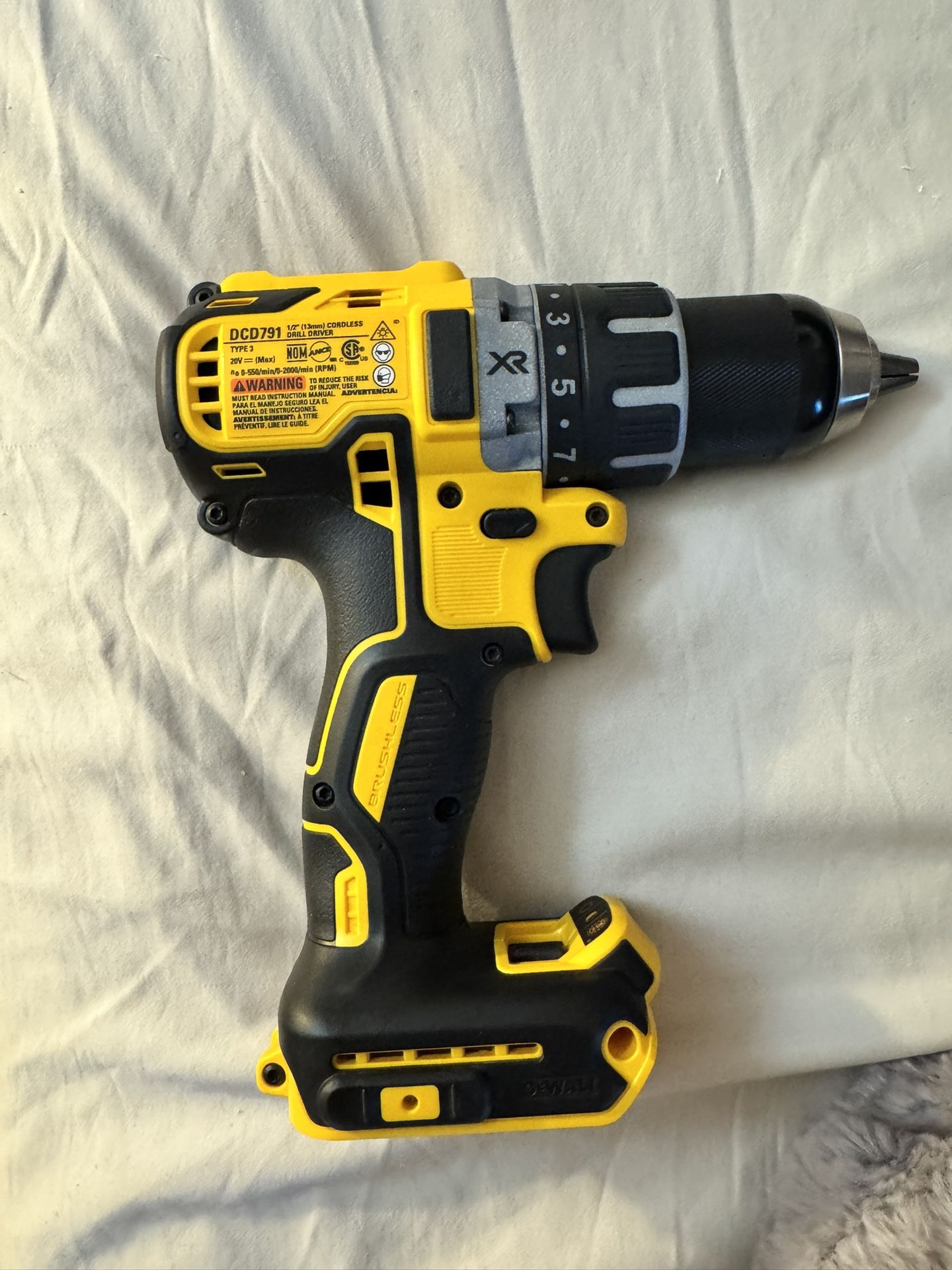 DEWALT 20V MAX XR 1/2 in. Hammer Drill (Tool Only) DCD791