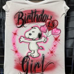 Airbrush Birthday Shirts