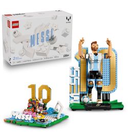 New LEGO Lionel Messi Collector's Set 66818 Editions 1458 Pieces 2 Sets Included 43015 43011 World Cup