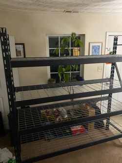 Metal 4 tier shelf