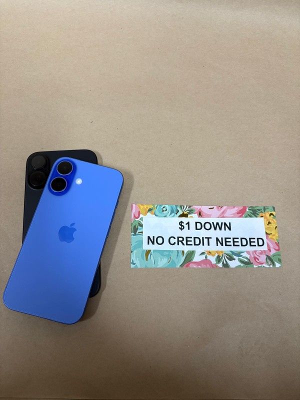 Apple IPhone 16 5G - Only $1 Today Pay The Rest Later!