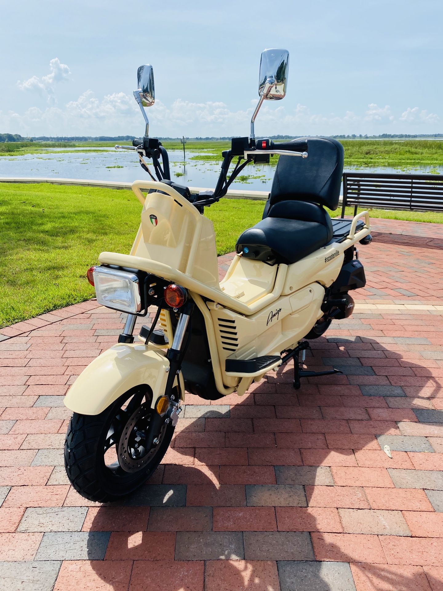 Brand New Tan Amigo River 150cc Scooter. Price $1699