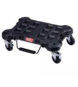 Milwaukee PACKOUT Dolly 24 in. x 18 in. Black Multi-Purpose Utility Tool Cart