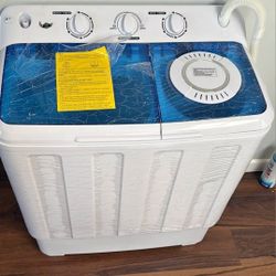 Brand New 28lb Portable Twin Washing Machine +Dryer 