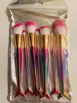 Mermaid make up brush sets