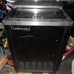 Continental Back Bar Slide Top Bottle/Glass Chiller Bar Chiller