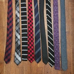Men's Brand Name Skinny Ties (All 2" Wide)