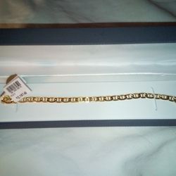 10k Italian Gold Bracelet 9inch