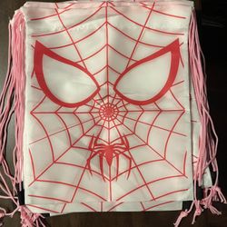 Pink Spiderman Drawstring Bags 10 for $10!