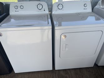 Amana washer, and dryer